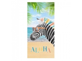 Toalla playa Aloha Zebra